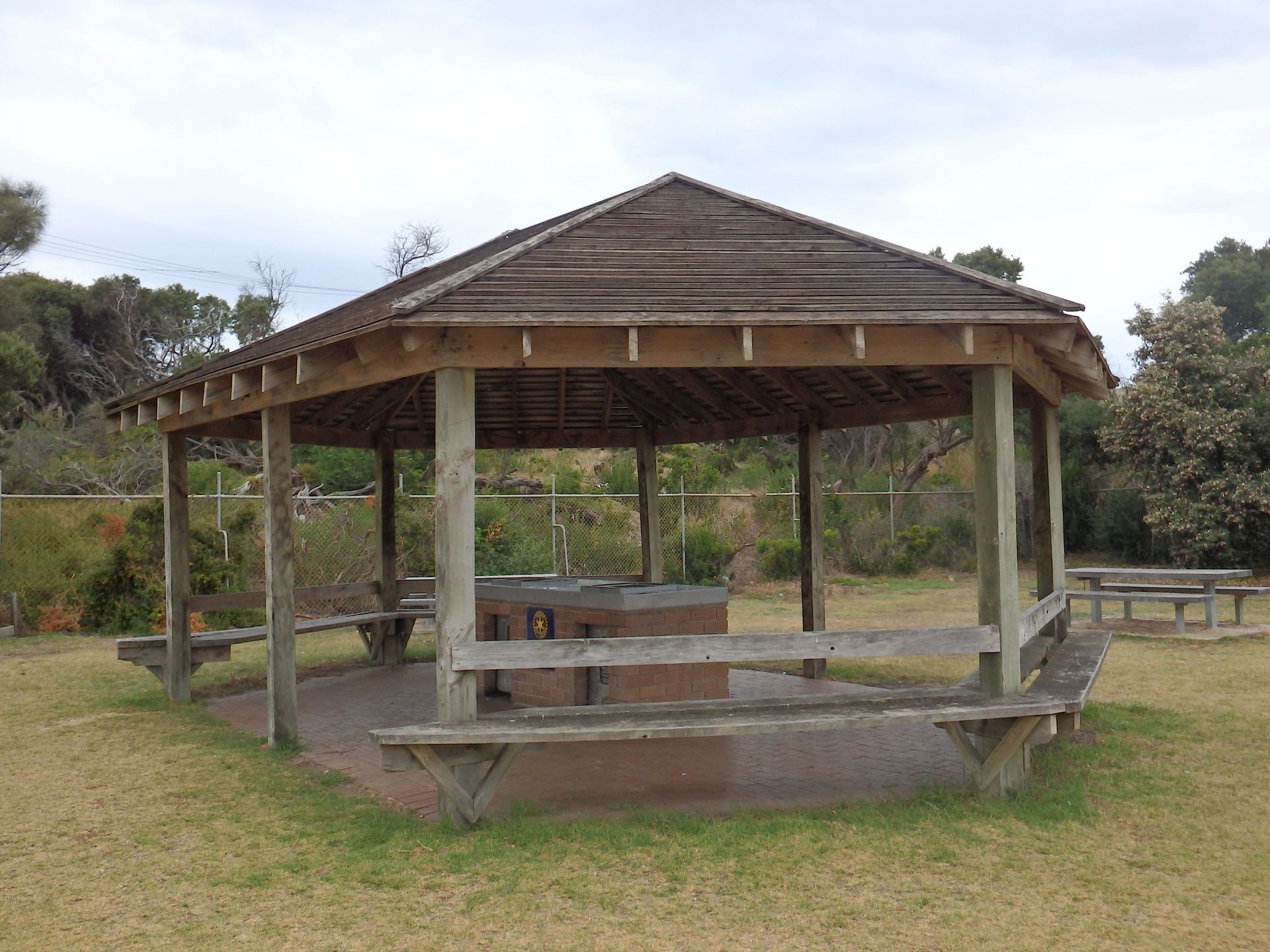 Public BBQ facility in Torquay, Australia